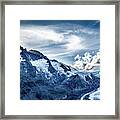 National Park Hohe Tauern With Grossglockner The Highest Mountain Peak Of Austria And The Alps Framed Print