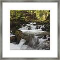 Natural Gem In The Form Of Clean Water And Air Framed Print