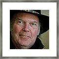 Neil Young Portrait Framed Print