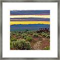 Nevada Sunrise Framed Print