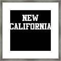 New California Framed Print