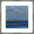 New Dungeness Spit Lighthouse Framed Print