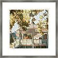 New England Gazebo Framed Print