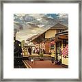 New Hope Railroad Steam Locomotive No 40 Framed Print