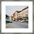 New Milford High Street Ct 1984 Framed Print