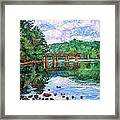 New River Trestle Framed Print