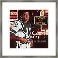 New York Jets Qb Joe Namath Sports Illustrated Cover Framed Print