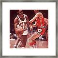 New York Knicks Walt Frazier... Sports Illustrated Cover Framed Print