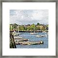 Newburyport Harbor Framed Print