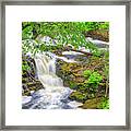 Newton Lower Falls Framed Print