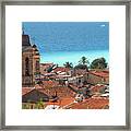 Nice City, French Riviera Framed Print