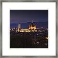 Night Firenze Framed Print