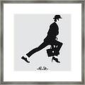 No03 My Silly Walk Poster Framed Print