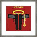 No1395 My The Many Saints Of Newark Minimal Movie Poster Framed Print