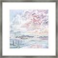 North Country Sky Framed Print