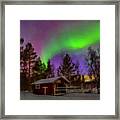 Northern Lights Palette Framed Print