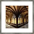 Norwich Cathedral Cloisters Framed Print