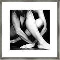 Nude Crossed Framed Print