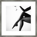 Nude Woman Red Wine 5 Framed Print