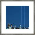 Nyc Tribute To 911 Framed Print