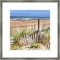 Obx - Rodanthe Beach - Outer Banks Nc - Hatteras Island Nc Framed Print