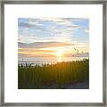 Obx Sunrise 8/8/20 Framed Print