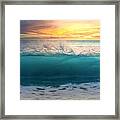 Ocean Beach Sunset Photo 193 Framed Print