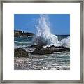 Ocean Fury Framed Print