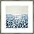 Ocean. Light 15. Framed Print