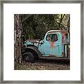 Old And Rusty Truck Framed Print