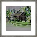 Old Barn At Wason Pond Framed Print