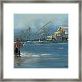 Old Days Fly Fishing Framed Print