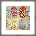 Old Fashioned Easter Eggs Framed Print