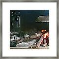Old-fashioned Stove 2 Framed Print