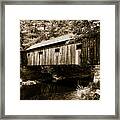 Old Lovejoy Bridge Framed Print