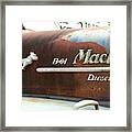 Old Mack Truck   8353 Framed Print