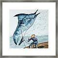 Old Man And The Sea Framed Print