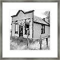 Old Store Wyoming Framed Print