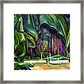 Old Time Coast Village 1930 By Emily Carr Framed Print