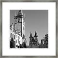 Old Town Square Framed Print