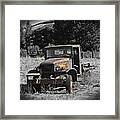 Old Truck On Sarp Ranch Framed Print