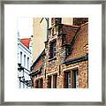 Old World Bruges In Belgium Framed Print