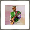 Oliver Mtukudzi Framed Print