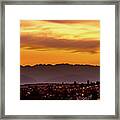 Twilight From Betty Bowen Viewpoint Framed Print