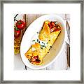 Omelette Filled With Lecso Framed Print