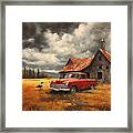 Ominous Sky Art Framed Print