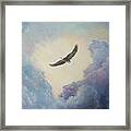 On Eagles' Wings Framed Print