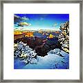 On The Edge Framed Print