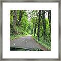 On The Road Framed Print