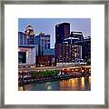 On The Shore Of The Ohio River Framed Print